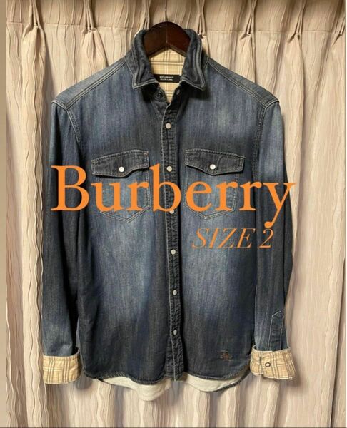 ★Burberry Black Lavel バーバリーデニムシャツ★ 