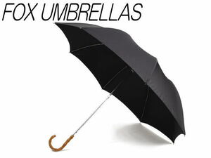 ☆展示品 FOX UMBRELLAS フォックス・アンブレラズ 折畳み傘 TL12モデル ブラック ワンギーハンドル 細身傘 晴雨兼用 (A032801)