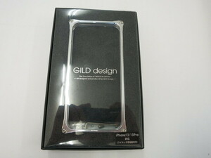 ☆美品☆GILD　design/ギルドデザイン　iphone13/13　pro用ソリッドバンパー　ポリッシュ