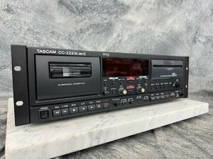 □t1257　ジャンク★TASCAM　タスカム　CC-222SL MKII　CDレコーダー/カセットデッキ　本体のみ