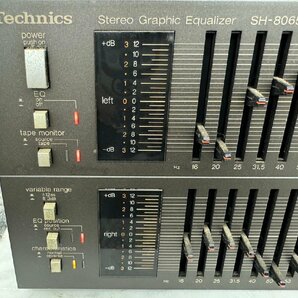 □t1506 現状品★Technics テクニクス SH-8065 ステレオグラフィックイコライザーの画像3