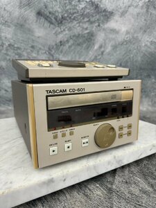 □t1233　ジャンク★TASCAM　タスカム　 CD-601/RC-601　CDプレイヤー　リモコン付き