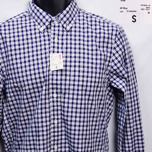 《郵送無料》■Ijinko☆新品☆◆UNIQLO ユニクロEFCブロードチェックシャツ S サイズ長袖シャツ