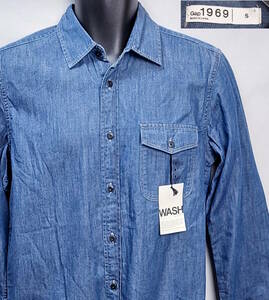 《郵送無料》■Ijinko◆☆新品☆Gap ガップ１９６９　Wash　Story S サイズ長袖シャツ