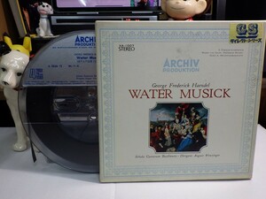 【￥1,000～】Reel-to-reel-tape 7inch｜オープンリール★N.G./4TRACK★G.F.HAENDEL・WATER MUSICK｜August Wenzinger　ヴェンツィンガー