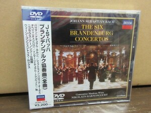 福6//DVD///未開封!!★DECCA J.S.バッハ：ブランデンブルク協奏曲（全曲）／アーノンクール（Nikolaus Harnoncourt）,ウィーン