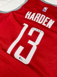 James Harden SWINGMAN rockets 13 is -ten autographed uniform roketsuNBA judgment document 