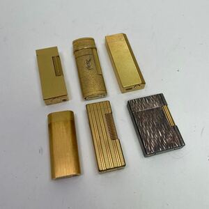 まとめ大量!! Cartier カルティエ デュポン YSL サンローラン dunhill ダンヒル ライター 喫煙具 6点 C29-37