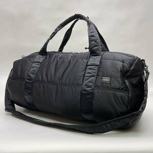 美品!! PORTER ポーター タンカー ボストンバッグ ショルダーバッグ 2WAY ブラック C28-11