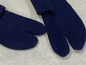  новый продукт поступление! Северная Европа способ вязаный tabi натуральный Alain узор . casual . кимоно . обычно надеть обувь тоже сделано в Японии свободный размер ( темно синий )