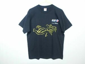 elf エルフ 希少！ F1 スポンサー 記念 Tシャツ M　/dunlop/piaa