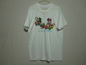 ディズニー JAL ミッキー ミニー 航空グッズ コレクション ノベルティ Tシャツ M～L