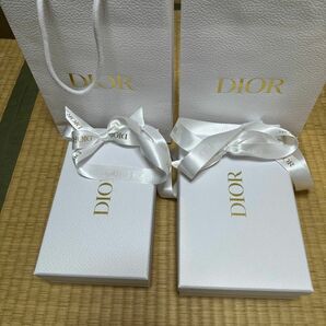 DIOR 空箱x2 ディオール Dior 紙袋 ショップ袋