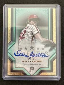 Steve Carlton 75シリ 直筆サイン 2023 Topps Five Star #FSA-SCA Aqua - /75 (1:5 packs) スティーブ・カールトン フィリーズ MLB