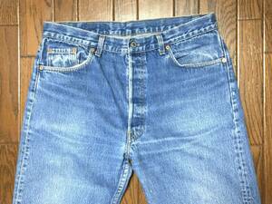 80s USA製 ビンテージ リーバイス Levi’ｓ 赤文字 501 w36 ひげ落ち ブルー ジーンズ デニム パンツ ジーパン 520刻印 80年代 アメリカ製