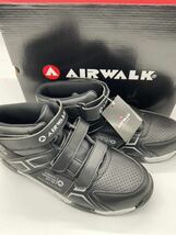 ブラック 28cm AIR WALK ベルトライン AW-970 樹脂先芯入 軽量スニーカー 新品未使用 安全靴 エアウォーク_画像2