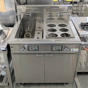 AI 現状渡し fujimak フジマック 業務用電気ゆで麺器 FENB807566 幅800mm×奥行750mm×高さ800mm 不足品あり＜2718715＞