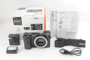 ★S数1836回 超美品★ SONY α6000 ボディ ILCE-6000 元箱 付属品満載★ 清潔感溢れる綺麗な外観! カビ・クモリなし! 細かく動作確認済!