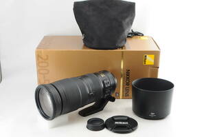 ★新品級★ Nikon ニコン AF-S NIKKOR 200-500mm F5.6 E ED VR 元箱 付属品満載★清潔感溢れる綺麗な外観! カビ・クモリなし! 完動品!