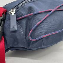 ★BN3400□TOMMY HILFIGER SPORT トミーヒルフィガー ウエストバッグ ウエストポーチ ボディバッグ ネイビー 状態良好_画像4