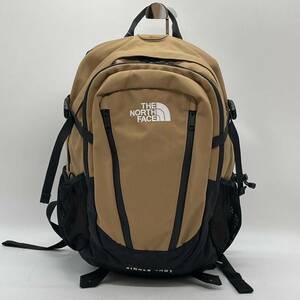 ⑩BN3585● THE NORTH FACE ノースフェイス SINGLE SHOT リュックサック NM71903 ナイロン ベージュ 美品 バッグ