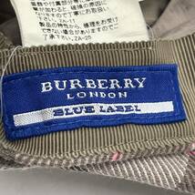 KO1781□Burberry Blue label バーバリー ブルーレーベル キャスケット 帽子ノバチェック ピンク系 57㎝_画像5