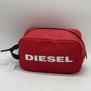 KO1926□DIESEL ディーゼル ポーチ マルチケース シューズケース レッド