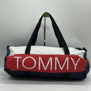 ★BN3963□TOMMY HILFIGER トミーヒルフィガー 2WAY ボストン バッグ ショルダーバッグ トリコロール ナイロン