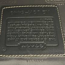 ⑧BN3990●COACH コーチ ブリーフケース ビジネスバッグ レザー ナイロン ブラック_画像6