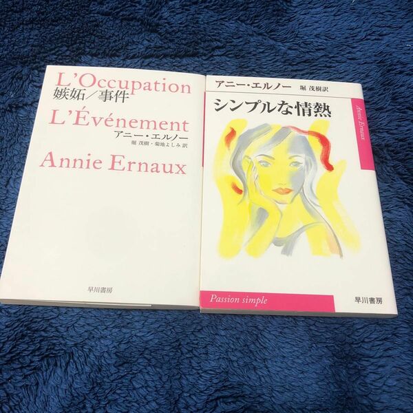 嫉妬 シンプルな情熱　2冊セット（ハヤカワｅｐｉ文庫　１０６） アニー・エルノー／著　堀茂樹／訳