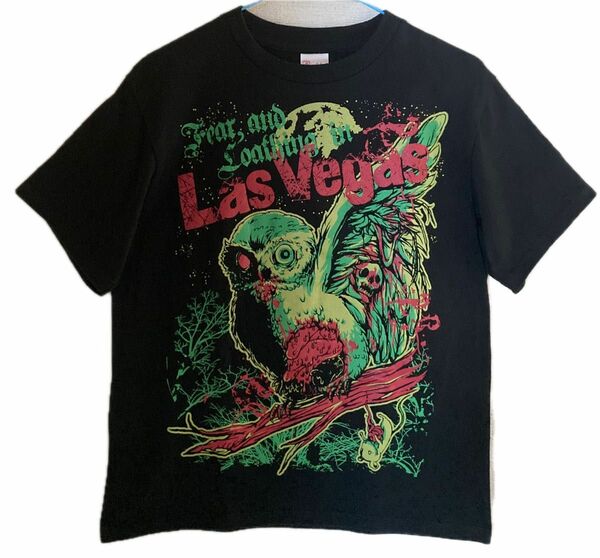 Fear, and Loathing in Las Vegas フィアーアンドロージングインラスベガス ベガスTシャツ 黒160