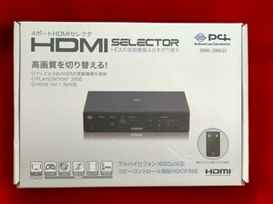  new goods 4 port HDMI selector HDMI-SW0401 input 4 output 1 unopened goods /