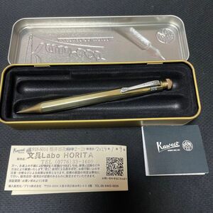 美品　保証書付き　kaweco カヴェコ　ゴールド　 シャープペンシル　シャーペン 文房具　 GOLD