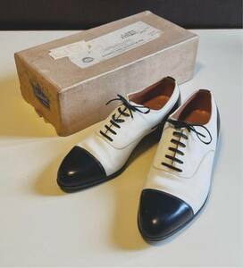 50's ビンテージ　フローシャイム　コンビシューズ　革靴 