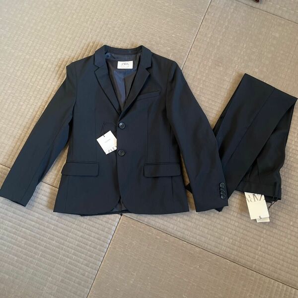 【新品】ZARA KIDS 140スーツ上下セット　ブレザー　フォーマル140