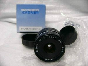 AVENIR LENS(精工) Cマウント レンズ 8mm F1.3 MTCH0813-3(中古品)