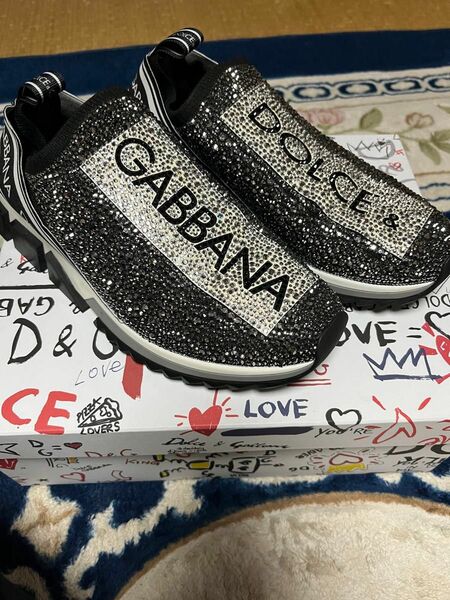 DOLCE&GABBANA　ソレント　スワロフスキースニーカー