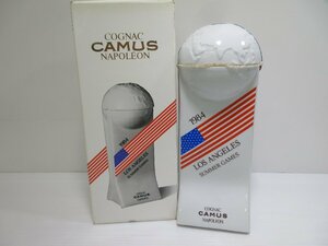 カミュ ナポレオン 1984 ロサンゼルス サマーゲーム 陶器 CAMUS 重量1594g コニャックブランデー 未開栓 古酒 ※蓋ヒビ有り 箱付き/A38502