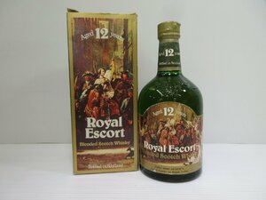 ロイヤルエスコート 12年 Royal Escort 750ml 43% スコッチウイスキー 未開栓 古酒 箱付き/B35791