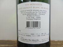 12本セット スパークリングワイン CUVEE LAURENT BLANC DE BLANCS 750ml 11.5% 未開栓 古酒 1円スタート/3-8-5_画像3