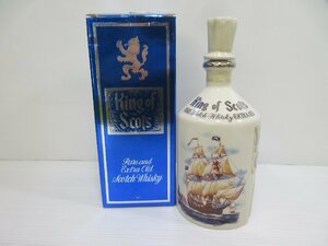 キング オブ スコッツ レアオールド 陶器 King of Scots 750ml/1297g 43% スコッチウイスキー 未開栓 古酒 箱付き/B35790