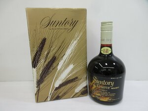 サントリー スペシャルリザーブ 麦穂ラベル SUNTORY RESERVE 760ml 43% 国産ウイスキー 特級 未開栓 古酒 発送先広島県限定 箱付き/B35524