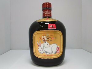 サントリー オールド 干支ラベル 卯歳 700ml 40% SUNTORY OLD 国産 ウイスキー 未開栓 古酒 発送先広島県限定/Ａ38700