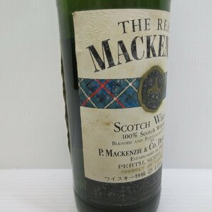 ザ リアル マッケンジー THE REAL MACKENZIE 750ml 43% スコッチウイスキー 特級 従価 未開栓 古酒/A38577の画像4