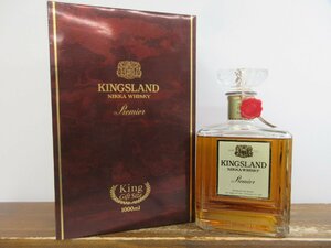 ニッカ キングスランド プレミア 1000ml/1L 43% キングサイズ NIKKA KINGSLAND PREMIER KING 国産 ウイスキー 古酒 未開栓 箱付き/A38428