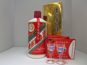 貴州茅台酒 マオタイ酒 天女 2009 陶器 500ml(932g) 53% KWEICHOW MOUTAI 中国酒 未開栓 古酒 箱,ミニグラス付き/A39120