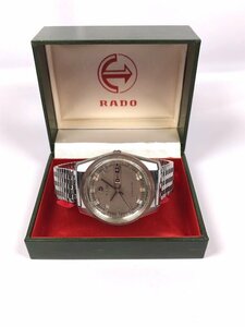 ■【買取まねきや】ラドー RADO ライトナイト メンズ 自動巻 SS シルバー文字盤 腕時計■