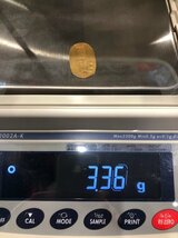 ■【買取まねきや】万延小判金 雛小判 た 五 Au約67.43％ 重量約3.36g 古銭■_画像8