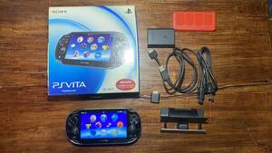 ジャンクSONY PS Vita PCH-1100 3G/wi-fiモデル 本体 クレイドル