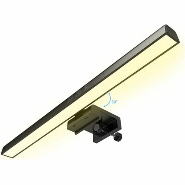 モニターライト USBライト デスクライト モニター掛け式ライト 34cm 非対称配光 タッチセンサー調色調光 スクリーンライト
